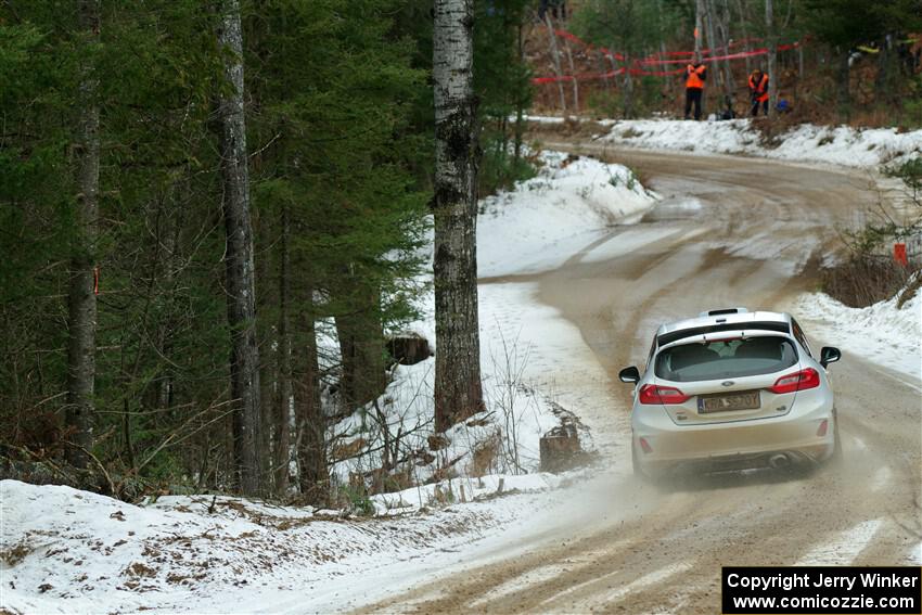 Javier Olivares / K.J. Miller Ford Fiesta Rally3 on SS7, Hunters-McCormick Lake I.