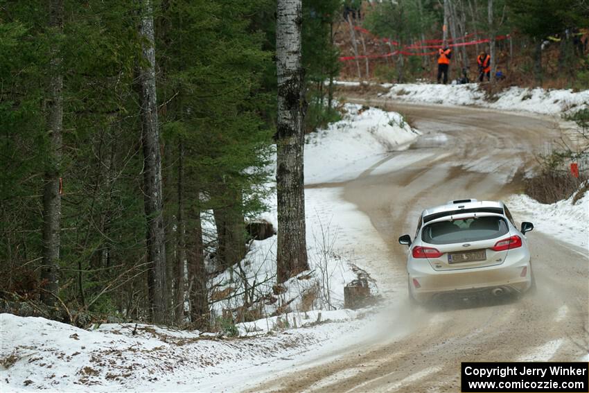 Javier Olivares / K.J. Miller Ford Fiesta Rally3 on SS7, Hunters-McCormick Lake I.