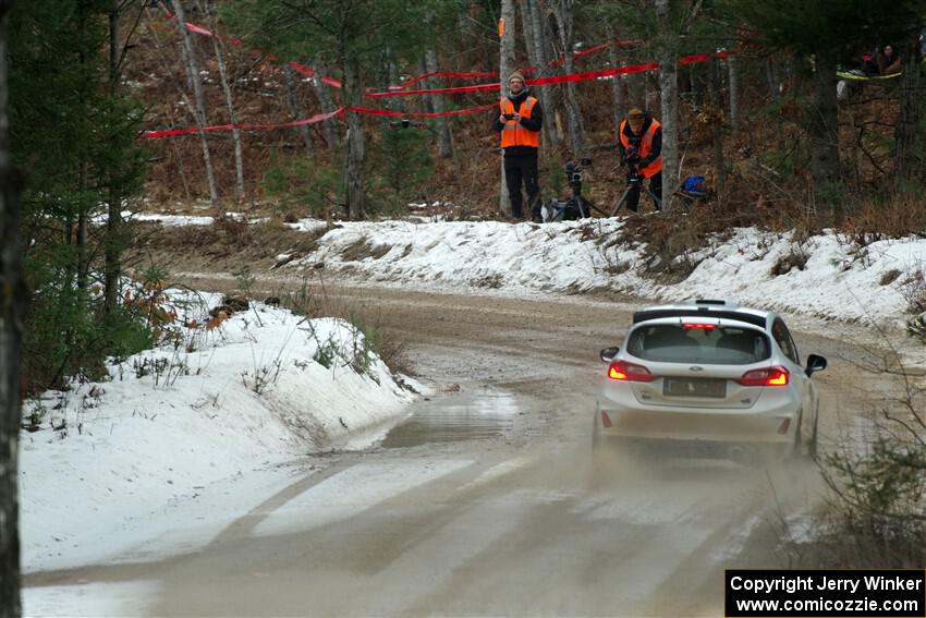 Javier Olivares / K.J. Miller Ford Fiesta Rally3 on SS7, Hunters-McCormick Lake I.