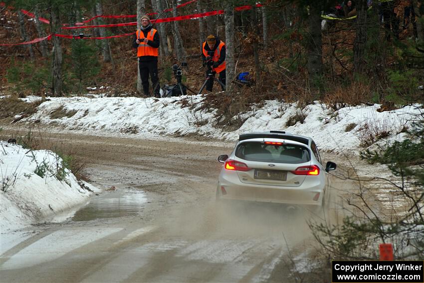 Javier Olivares / K.J. Miller Ford Fiesta Rally3 on SS7, Hunters-McCormick Lake I.