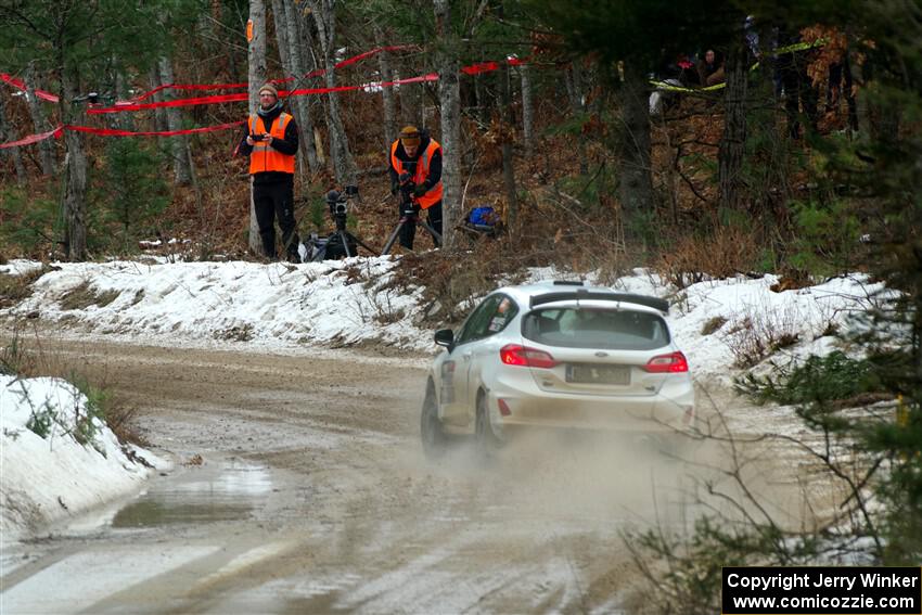 Javier Olivares / K.J. Miller Ford Fiesta Rally3 on SS7, Hunters-McCormick Lake I.