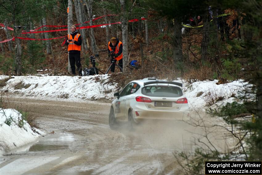 Javier Olivares / K.J. Miller Ford Fiesta Rally3 on SS7, Hunters-McCormick Lake I.