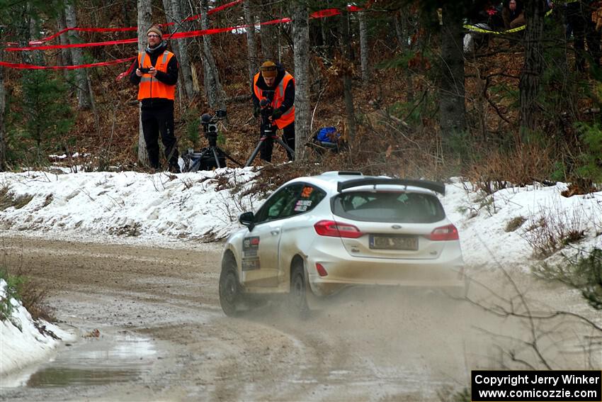 Javier Olivares / K.J. Miller Ford Fiesta Rally3 on SS7, Hunters-McCormick Lake I.