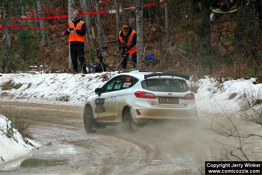 Javier Olivares / K.J. Miller Ford Fiesta Rally3 on SS7, Hunters-McCormick Lake I.