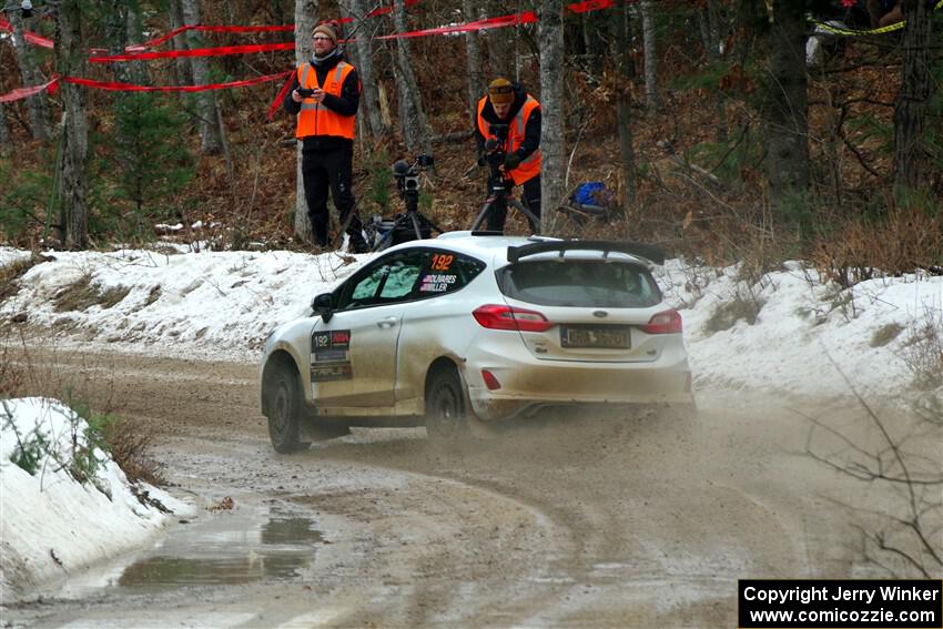 Javier Olivares / K.J. Miller Ford Fiesta Rally3 on SS7, Hunters-McCormick Lake I.