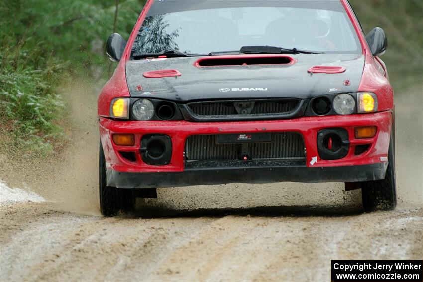 Mark Piatkowski / Aris Mantopoulos Subaru Impreza 2.5RS on SS7, Hunters-McCormick Lake I.