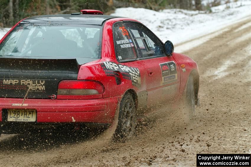 Mark Piatkowski / Aris Mantopoulos Subaru Impreza 2.5RS on SS7, Hunters-McCormick Lake I.