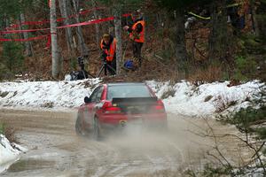 Mark Piatkowski / Aris Mantopoulos Subaru Impreza 2.5RS on SS7, Hunters-McCormick Lake I.