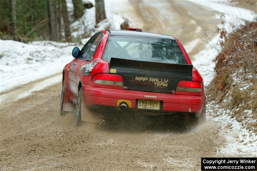 Mark Piatkowski / Aris Mantopoulos Subaru Impreza 2.5RS on SS7, Hunters-McCormick Lake I.