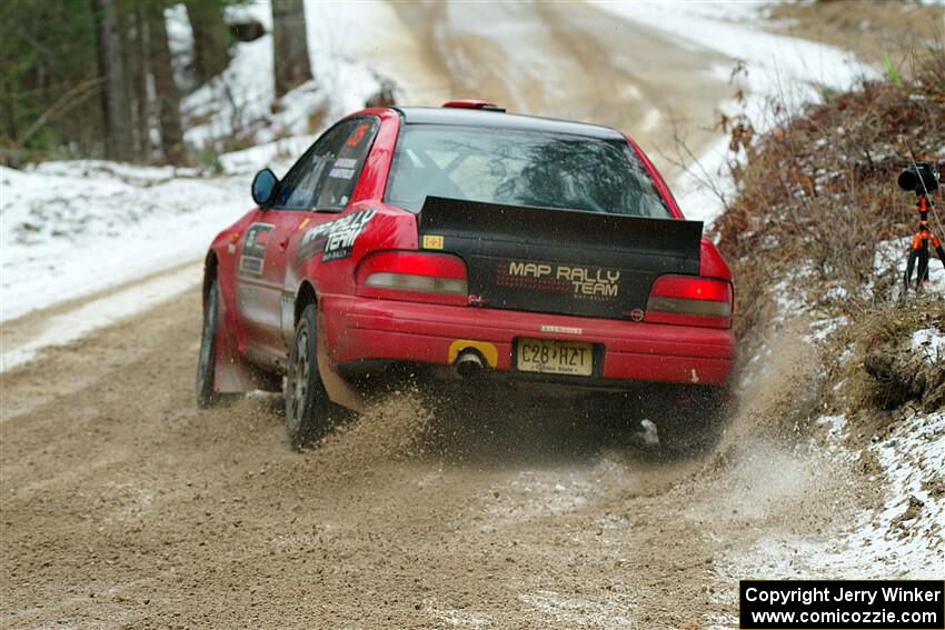 Mark Piatkowski / Aris Mantopoulos Subaru Impreza 2.5RS on SS7, Hunters-McCormick Lake I.