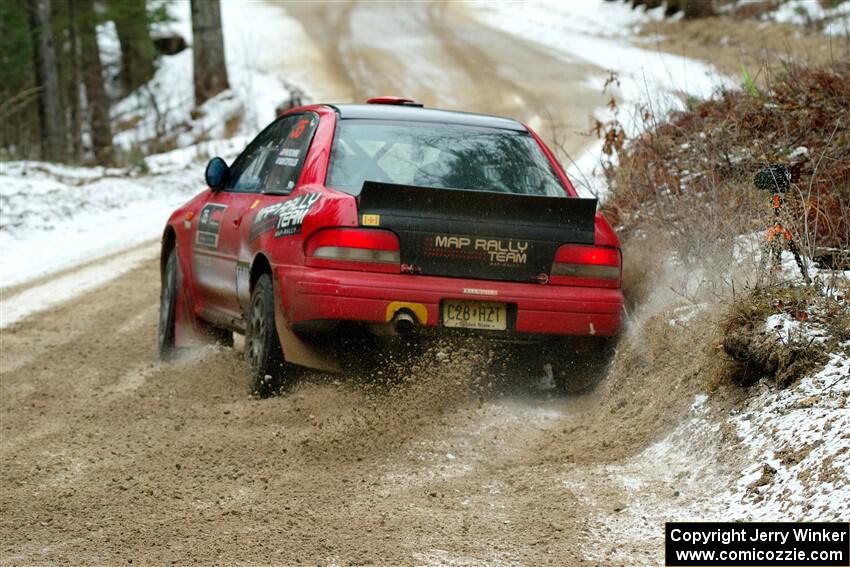 Mark Piatkowski / Aris Mantopoulos Subaru Impreza 2.5RS on SS7, Hunters-McCormick Lake I.