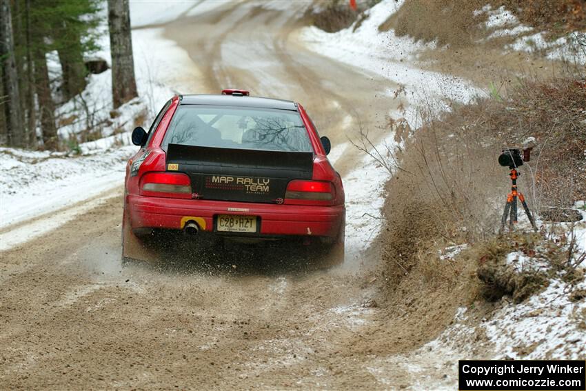 Mark Piatkowski / Aris Mantopoulos Subaru Impreza 2.5RS on SS7, Hunters-McCormick Lake I.