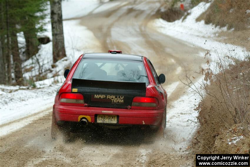 Mark Piatkowski / Aris Mantopoulos Subaru Impreza 2.5RS on SS7, Hunters-McCormick Lake I.