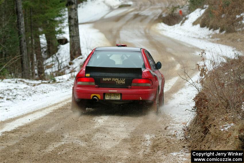 Mark Piatkowski / Aris Mantopoulos Subaru Impreza 2.5RS on SS7, Hunters-McCormick Lake I.