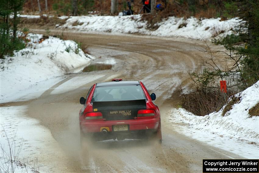 Mark Piatkowski / Aris Mantopoulos Subaru Impreza 2.5RS on SS7, Hunters-McCormick Lake I.