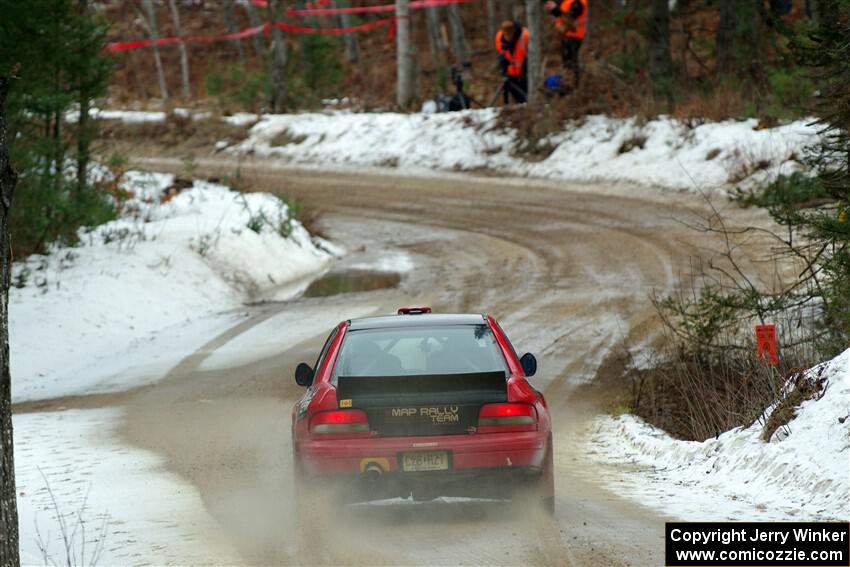 Mark Piatkowski / Aris Mantopoulos Subaru Impreza 2.5RS on SS7, Hunters-McCormick Lake I.