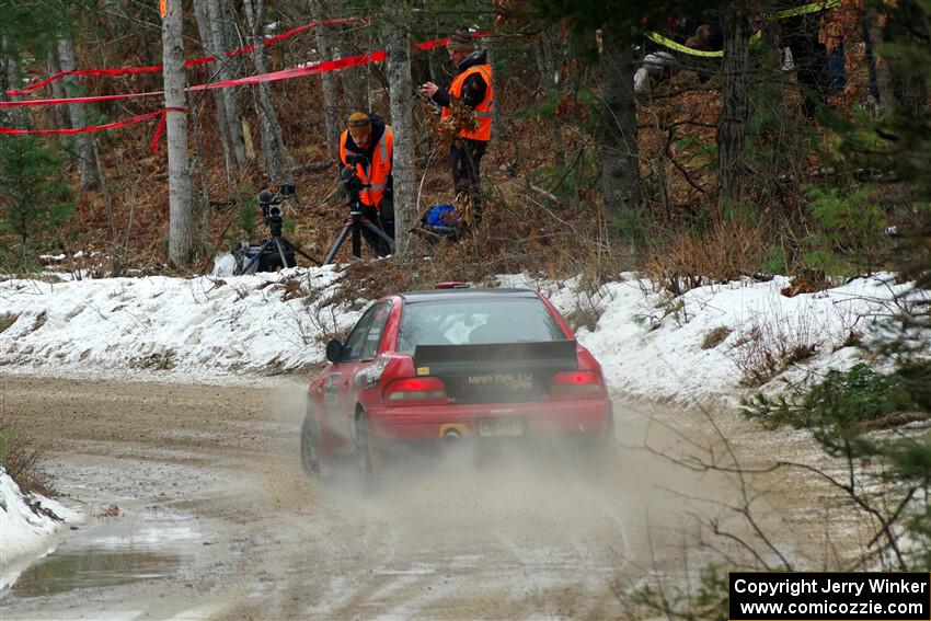 Mark Piatkowski / Aris Mantopoulos Subaru Impreza 2.5RS on SS7, Hunters-McCormick Lake I.