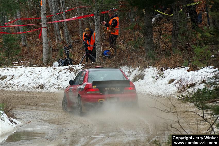 Mark Piatkowski / Aris Mantopoulos Subaru Impreza 2.5RS on SS7, Hunters-McCormick Lake I.