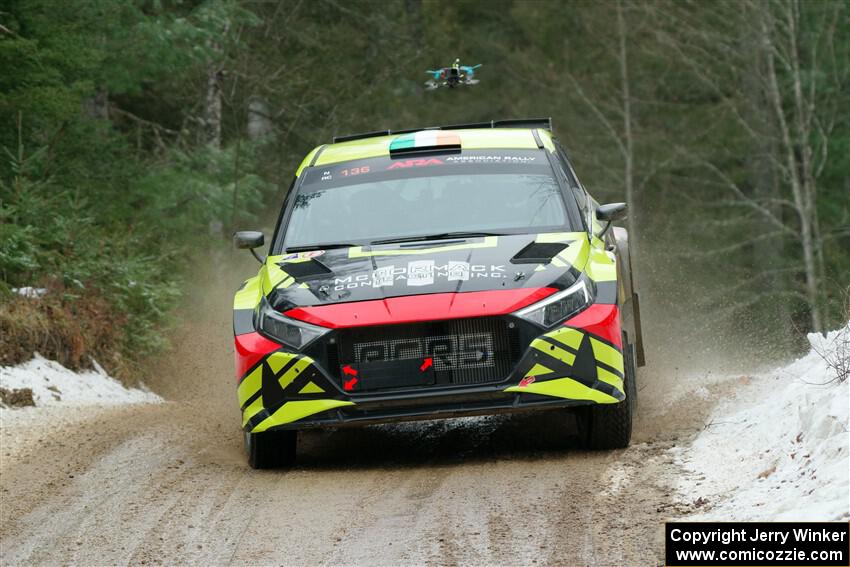 Enda McCormack / Liam McCormack Hyundai i20 N Rally2 on SS7, Hunters-McCormick Lake I.