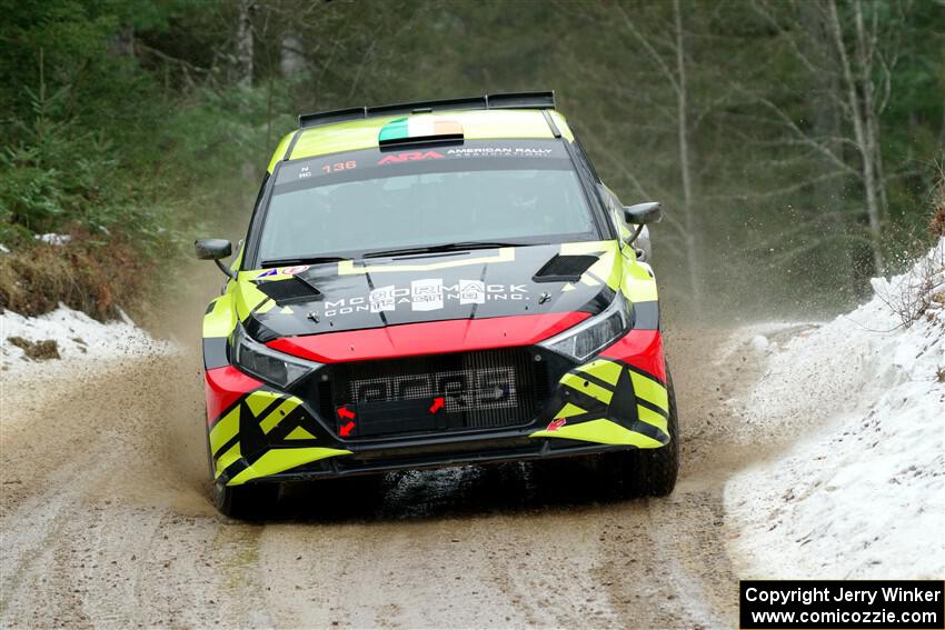 Enda McCormack / Liam McCormack Hyundai i20 N Rally2 on SS7, Hunters-McCormick Lake I.