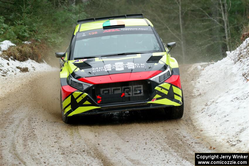 Enda McCormack / Liam McCormack Hyundai i20 N Rally2 on SS7, Hunters-McCormick Lake I.