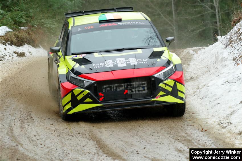 Enda McCormack / Liam McCormack Hyundai i20 N Rally2 on SS7, Hunters-McCormick Lake I.