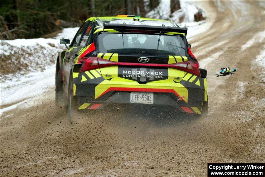 Enda McCormack / Liam McCormack Hyundai i20 N Rally2 on SS7, Hunters-McCormick Lake I.