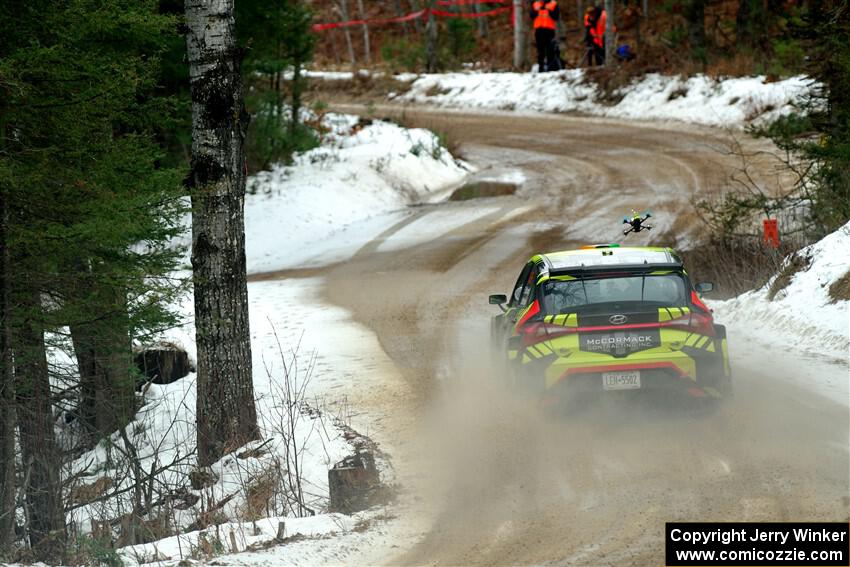 Enda McCormack / Liam McCormack Hyundai i20 N Rally2 on SS7, Hunters-McCormick Lake I.