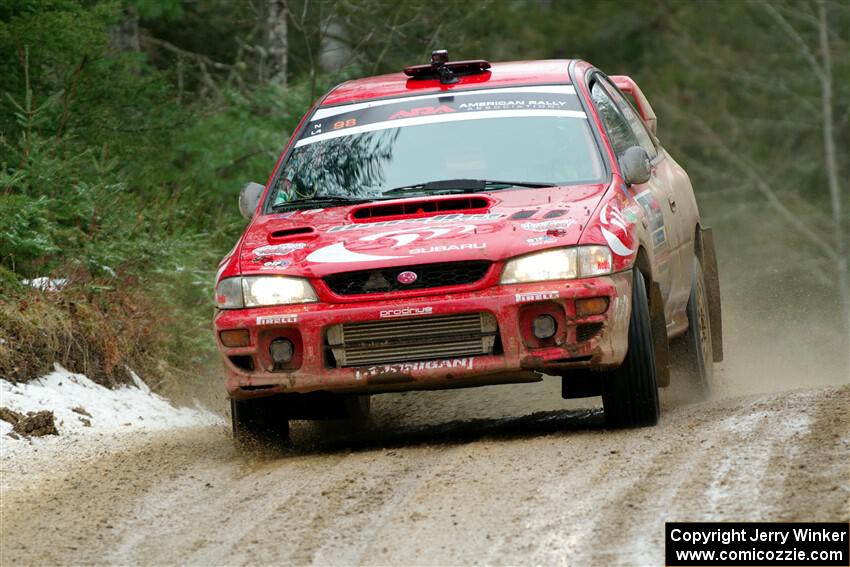 Ele Bardha / Corrina Roshea Subaru WRX STi on SS7, Hunters-McCormick Lake I.