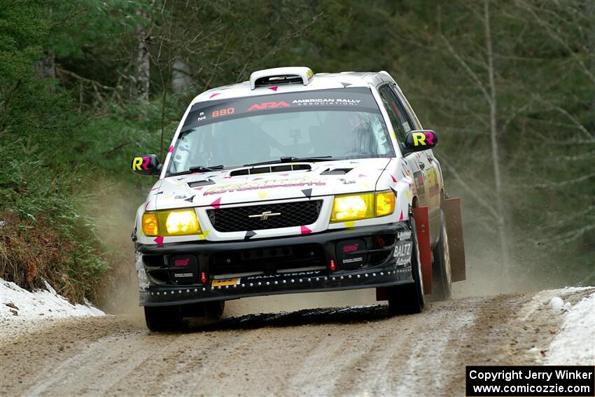 Tayler Hoevenaar / Steven Stewart Subaru Forester on SS7, Hunters-McCormick Lake I.