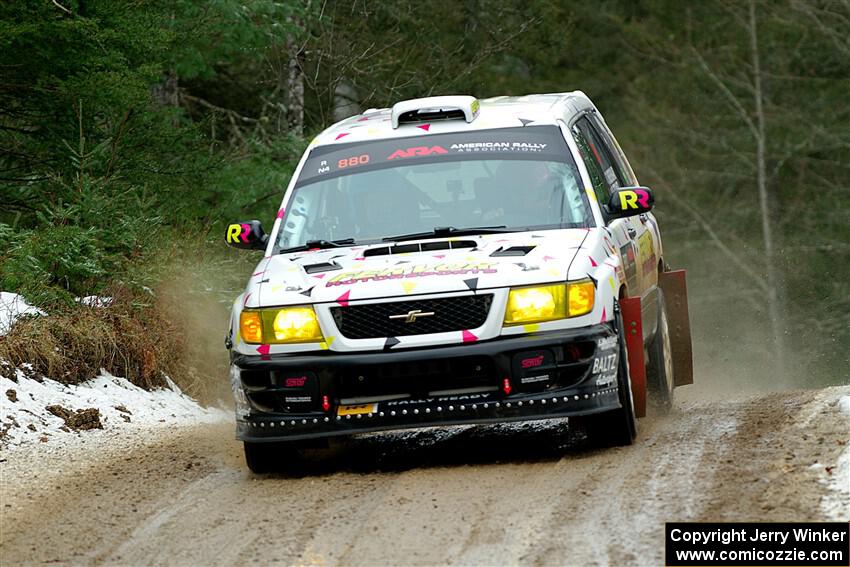 Tayler Hoevenaar / Steven Stewart Subaru Forester on SS7, Hunters-McCormick Lake I.