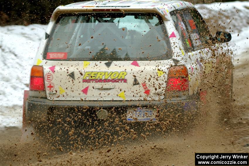 Tayler Hoevenaar / Steven Stewart Subaru Forester on SS7, Hunters-McCormick Lake I.