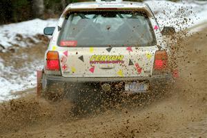 Tayler Hoevenaar / Steven Stewart Subaru Forester on SS7, Hunters-McCormick Lake I.