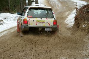 Tayler Hoevenaar / Steven Stewart Subaru Forester on SS7, Hunters-McCormick Lake I.