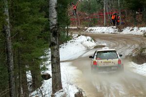 Tayler Hoevenaar / Steven Stewart Subaru Forester on SS7, Hunters-McCormick Lake I.