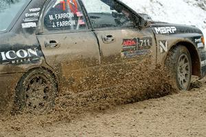 John Farrow / Michael Farrow Subaru WRX on SS7, Hunters-McCormick Lake I.