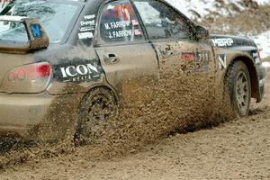 John Farrow / Michael Farrow Subaru WRX on SS7, Hunters-McCormick Lake I.