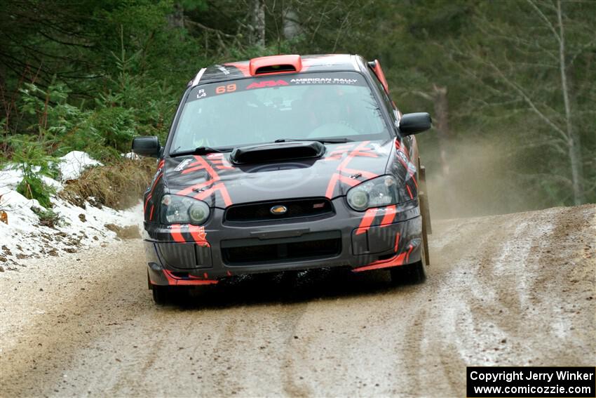 Gabe Jacobsohn / Ian Nelson Subaru WRX STi on SS7, Hunters-McCormick Lake I.