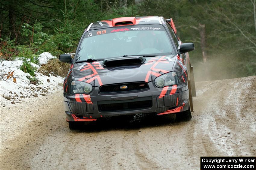 Gabe Jacobsohn / Ian Nelson Subaru WRX STi on SS7, Hunters-McCormick Lake I.