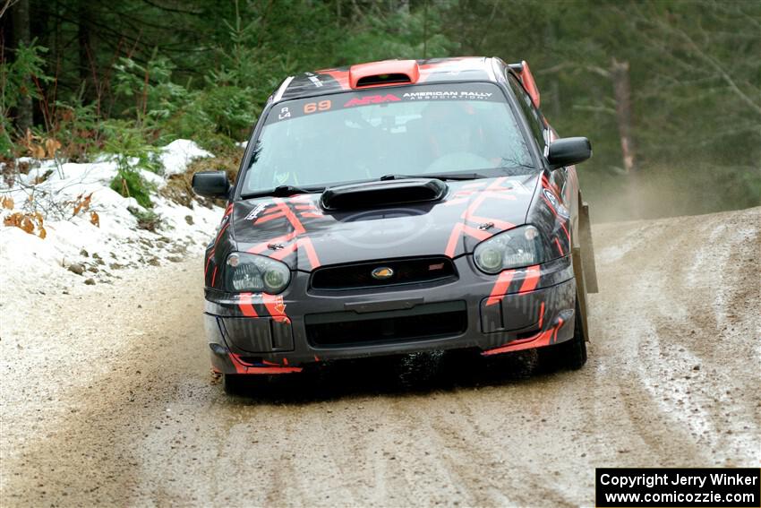 Gabe Jacobsohn / Ian Nelson Subaru WRX STi on SS7, Hunters-McCormick Lake I.