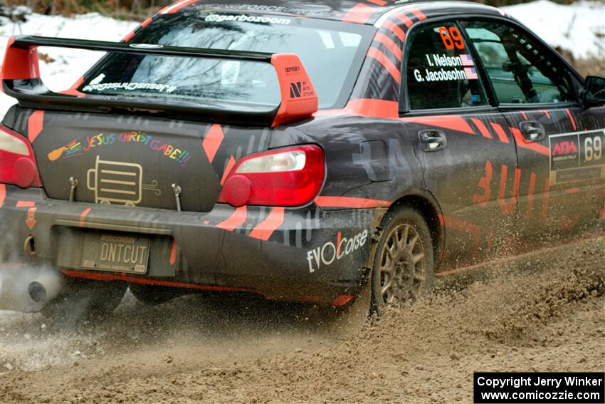 Gabe Jacobsohn / Ian Nelson Subaru WRX STi on SS7, Hunters-McCormick Lake I.