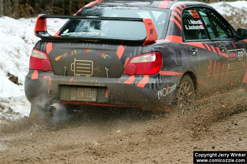 Gabe Jacobsohn / Ian Nelson Subaru WRX STi on SS7, Hunters-McCormick Lake I.