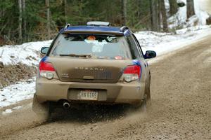 Nick Balzer / Jon Schrage Subaru WRX Wagon on SS7, Hunters-McCormick Lake I.