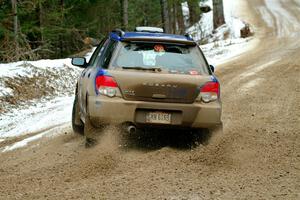 Nick Balzer / Jon Schrage Subaru WRX Wagon on SS7, Hunters-McCormick Lake I.