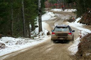 Nick Balzer / Jon Schrage Subaru WRX Wagon on SS7, Hunters-McCormick Lake I.