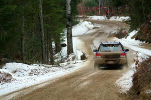 Nick Balzer / Jon Schrage Subaru WRX Wagon on SS7, Hunters-McCormick Lake I.