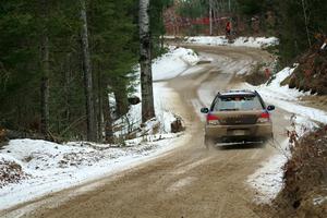 Nick Balzer / Jon Schrage Subaru WRX Wagon on SS7, Hunters-McCormick Lake I.