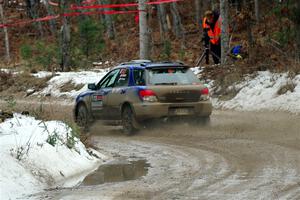 Nick Balzer / Jon Schrage Subaru WRX Wagon on SS7, Hunters-McCormick Lake I.