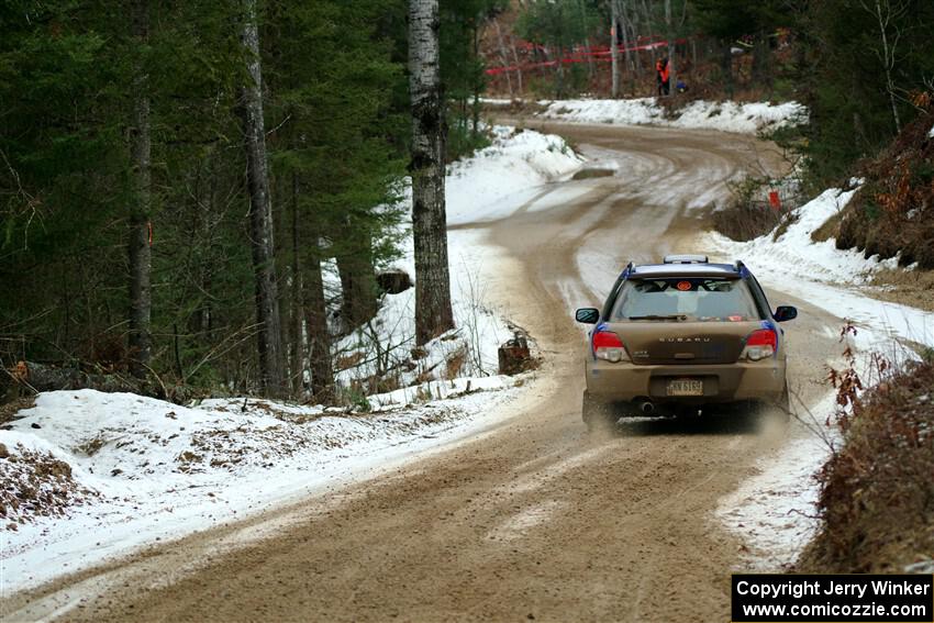 Nick Balzer / Jon Schrage Subaru WRX Wagon on SS7, Hunters-McCormick Lake I.