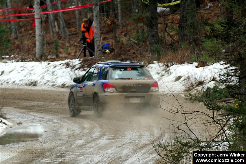 Nick Balzer / Jon Schrage Subaru WRX Wagon on SS7, Hunters-McCormick Lake I.